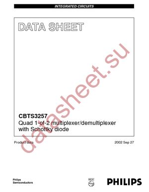 CBTS3257D-T datasheet  