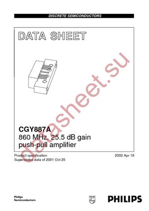 CGY887A datasheet  