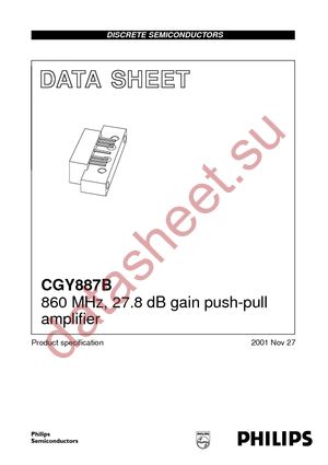 CGY887B datasheet  