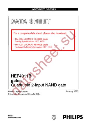 HEF4011BTD-T datasheet  