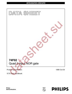 N74F02D datasheet  