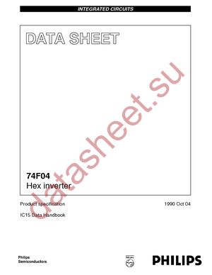 N74F04D datasheet  