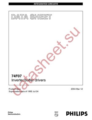 N74F07D datasheet  