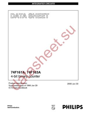 N74F161AD-T datasheet  