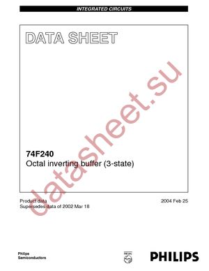 N74F240D-T datasheet  