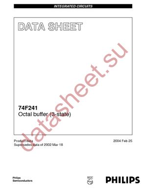 N74F241D datasheet  