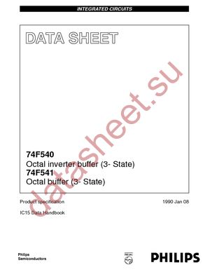N74F540D datasheet  