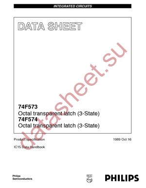 N74F573D datasheet  