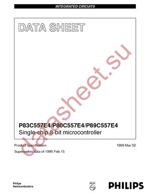 P80C557E4FB datasheet  