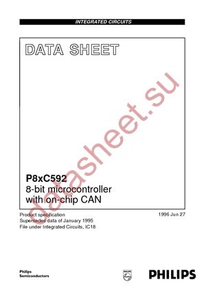 P80C592FFAA datasheet  