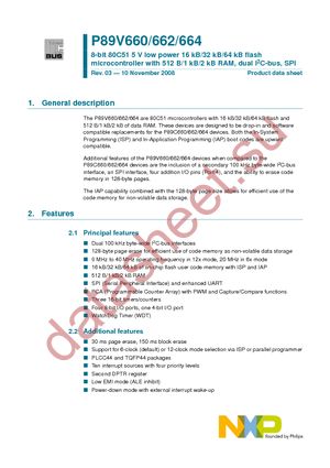 P89V662FA datasheet  