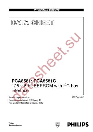 PCA8581CTD-T datasheet  