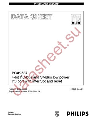 PCA9537DP-T datasheet  