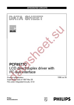PCF8577CPN datasheet  