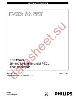 PCK12429BD-S datasheet  