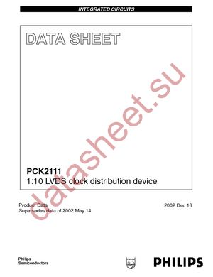PCK2111BD-S datasheet  