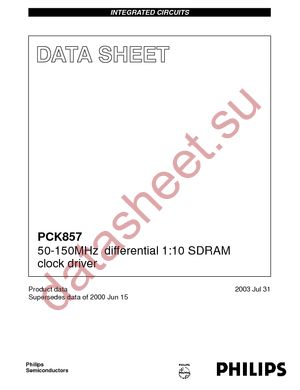 PCK857DG datasheet  