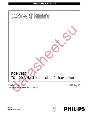 PCKV857EV-T datasheet  