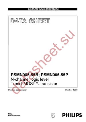 PSMN005-55P datasheet  