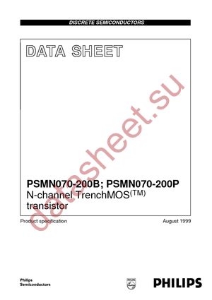 PSMN070-200P datasheet  