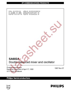 SA602AD/01 datasheet  