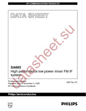 SA605D/01-T datasheet  