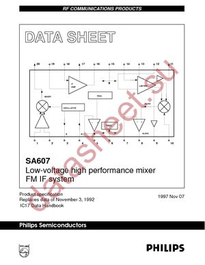 SA607DK/01-T datasheet  