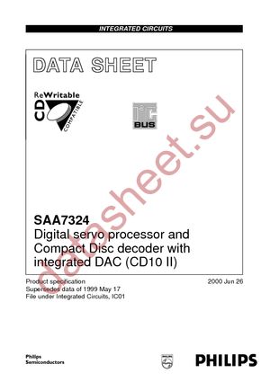 SAA7324HBG datasheet  