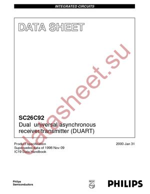 SC26C92A1B-S datasheet  