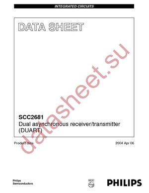 SCC2681AE1N28 datasheet  