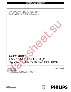 SSTV16859DGG-T datasheet  
