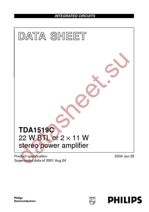 TDA1519CU datasheet  