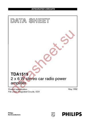TDA1519U datasheet  