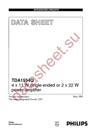 TDA1554QU datasheet  