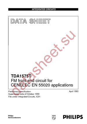 TDA1575TD datasheet  