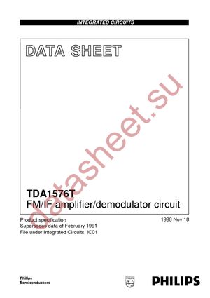 TDA1576TD datasheet  