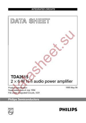TDA2615U datasheet  
