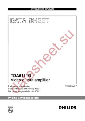 TDA6111QU datasheet  