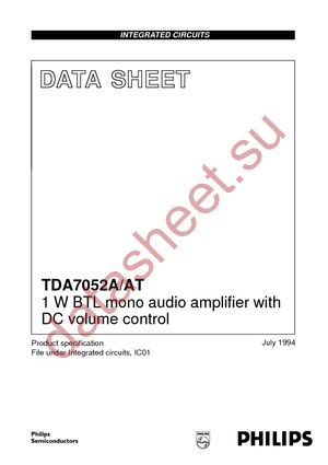 TDA7052AN datasheet  
