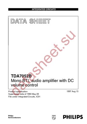 TDA7052BN datasheet  