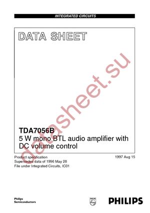 TDA7056BU datasheet  