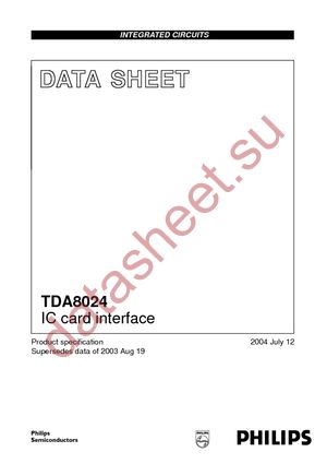 TDA8024TT-T datasheet  