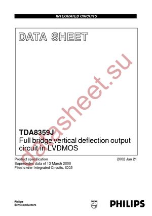 TDA8359JU datasheet  
