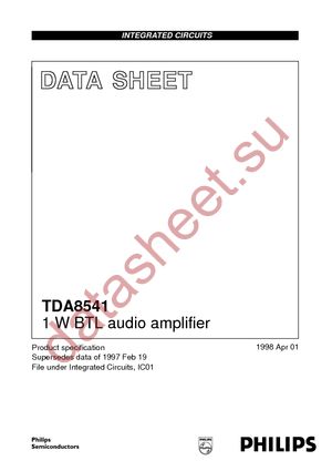 TDA8541TD-T datasheet  