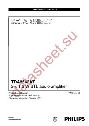 TDA8542AT/N1 datasheet  