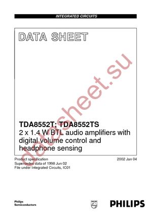 TDA8552TD datasheet  