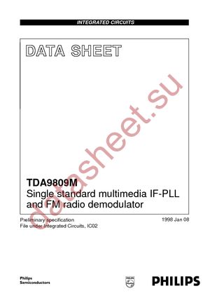 TDA9809MDB-T datasheet  