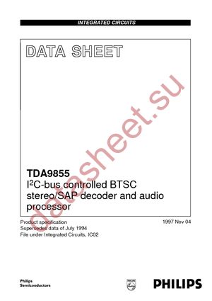TDA9855N datasheet  