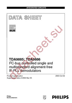 TDA9886TSDB datasheet  