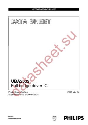 UBA2032TS/N3-T datasheet  